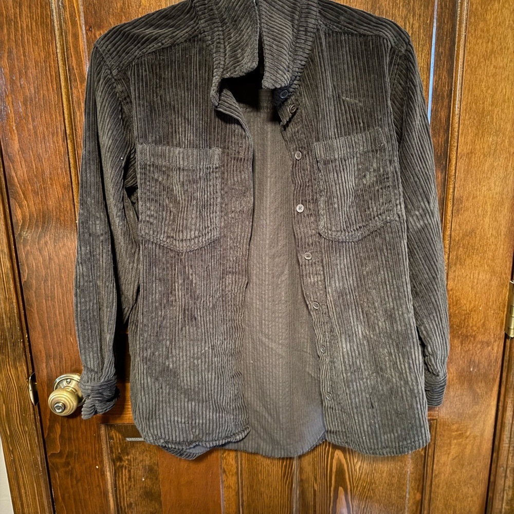 Velvet Heart women’s Corduroy Shirt Jacket - Dark Green